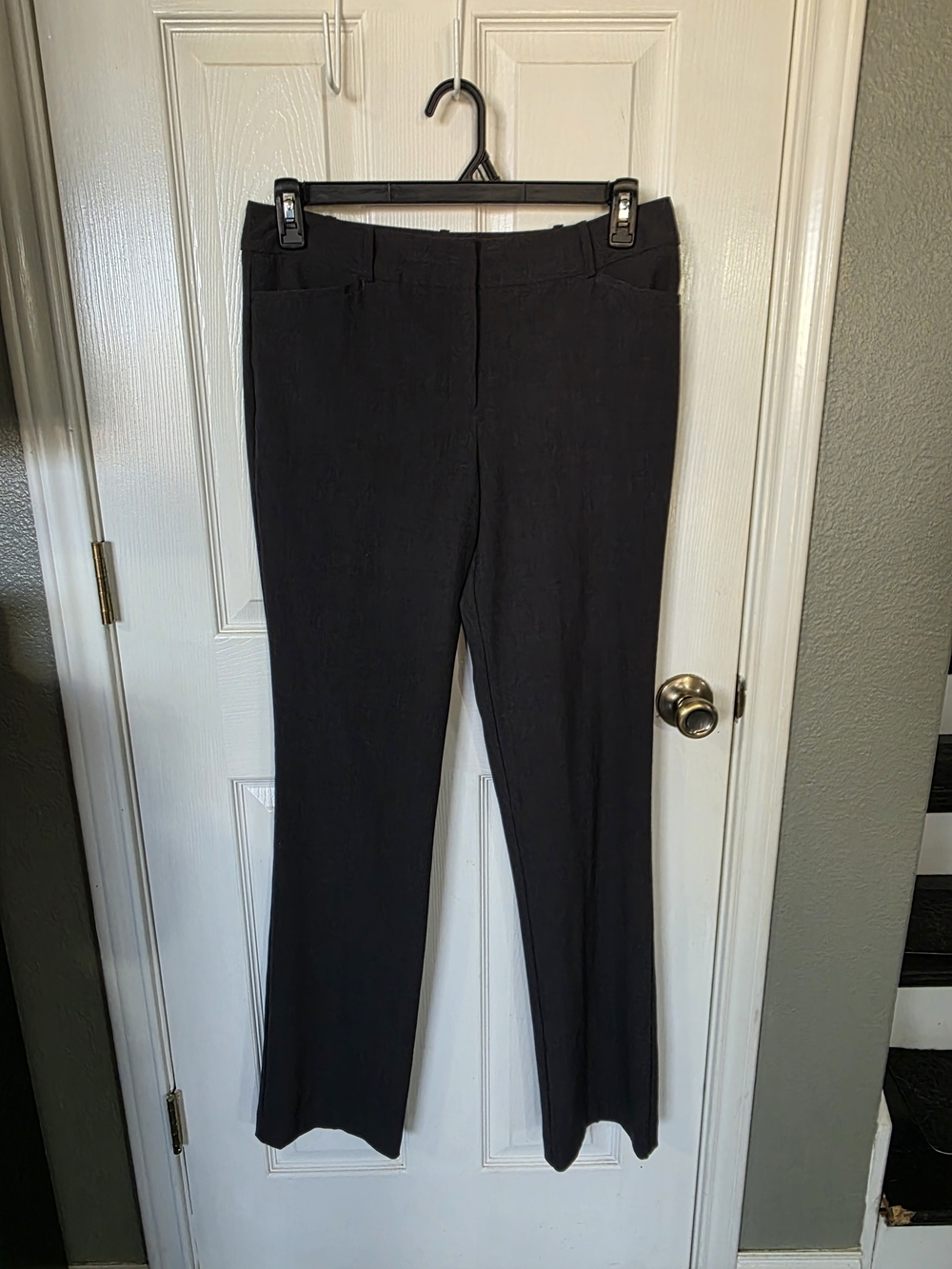 Liz Claiborne Black Boot-Cut Dress Pants
